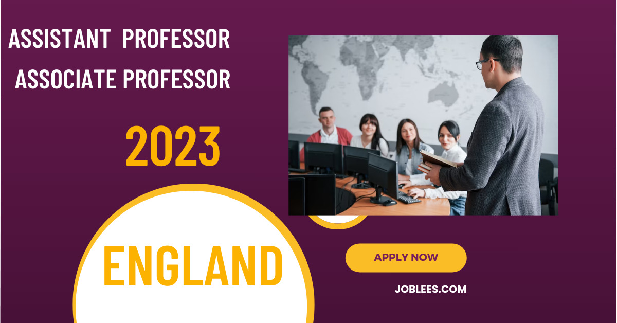 Assistant Professor & Associate Professor Jobs in London UK