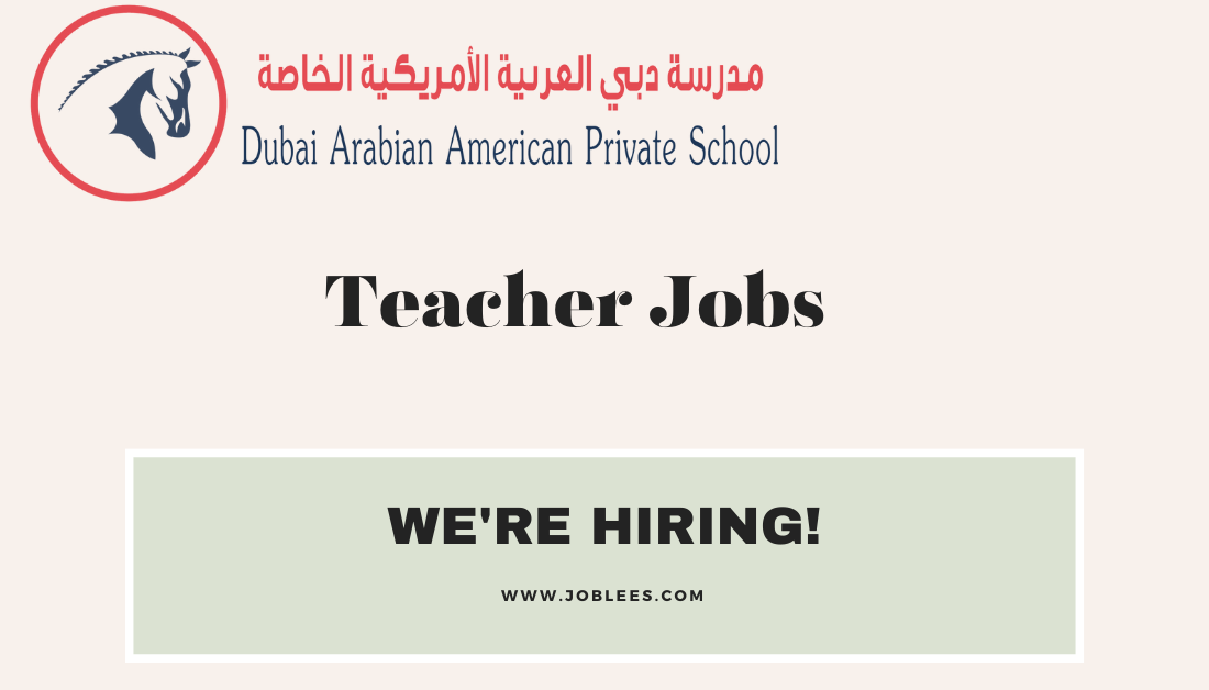 School Teacher Job in Dubai