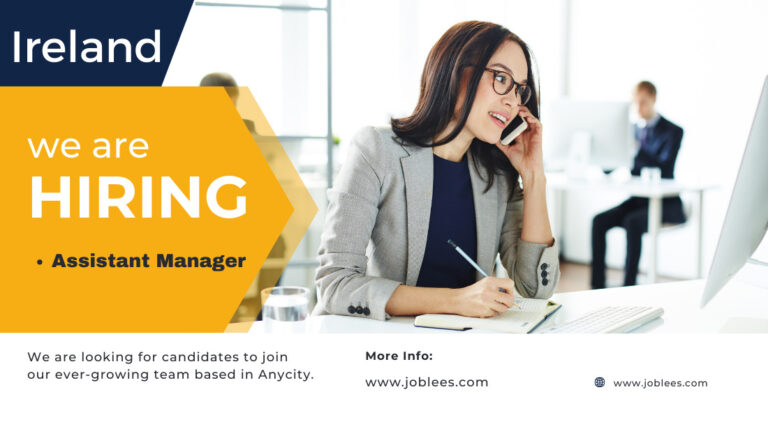 Assistant Manager Jobs in Ireland 2023