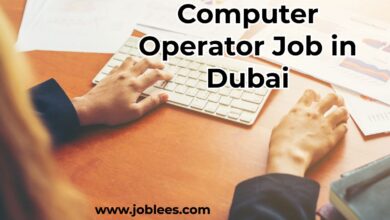 Computer Operator Job in Dubai