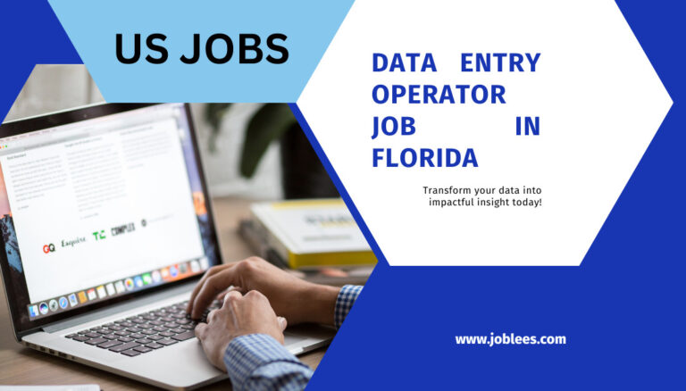 Data Entry Operator Job in USA 2023