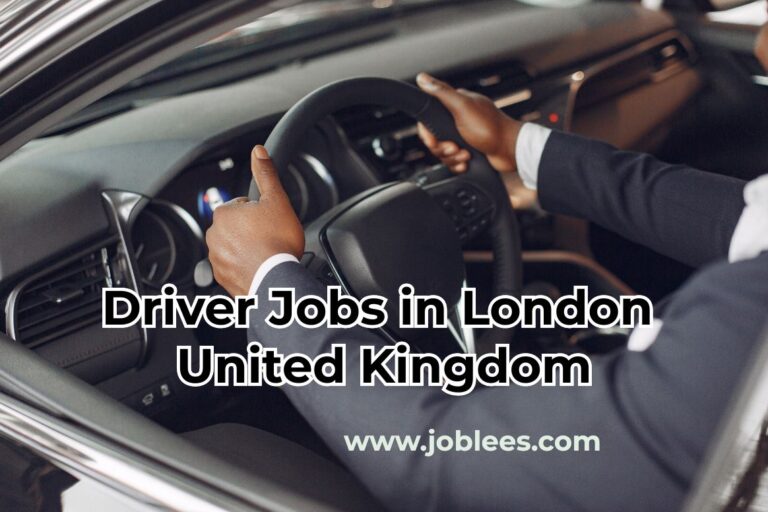 Urgent Required Driver Jobs in London United Kingdom 2022