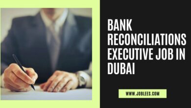 Bank Reconciliations Executive Job in Dubai