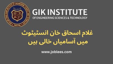 Jobs Opportunities in GIK Institute of Engineering Sciences and Technology