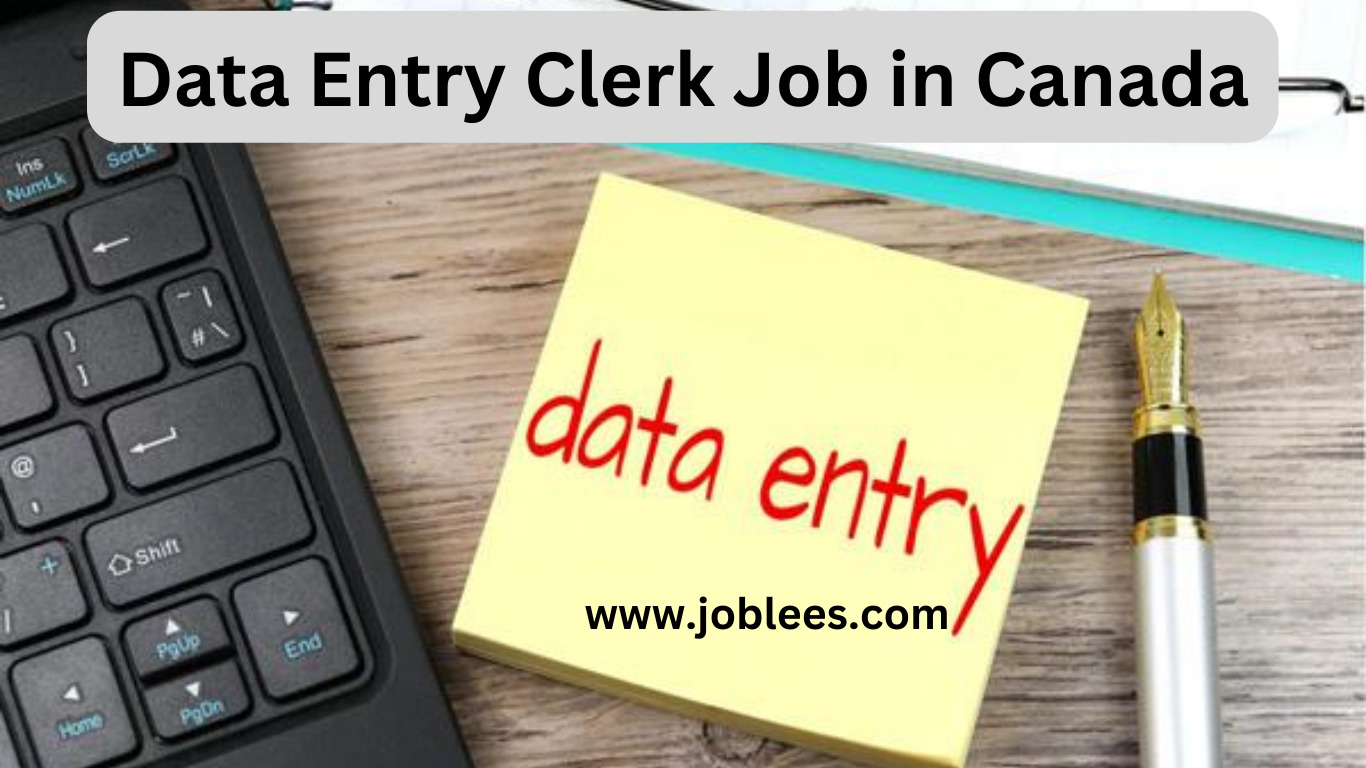 Data Entry Clerk Job in Canada