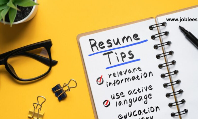 Resume Tips and Tricks