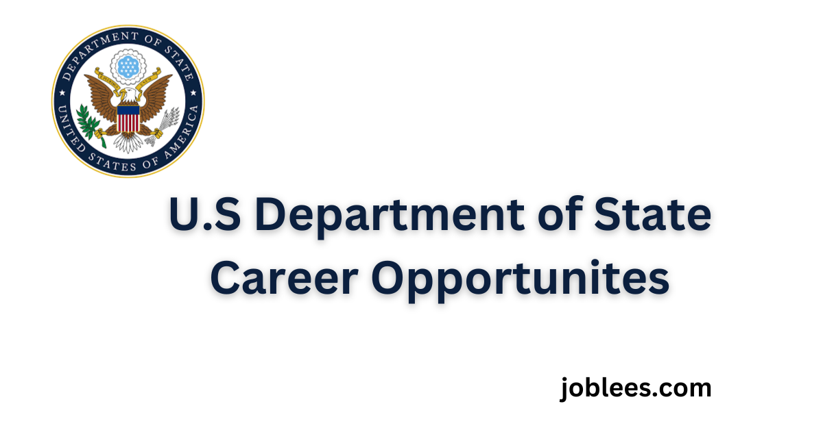 Career Opportunities in United States Department of State