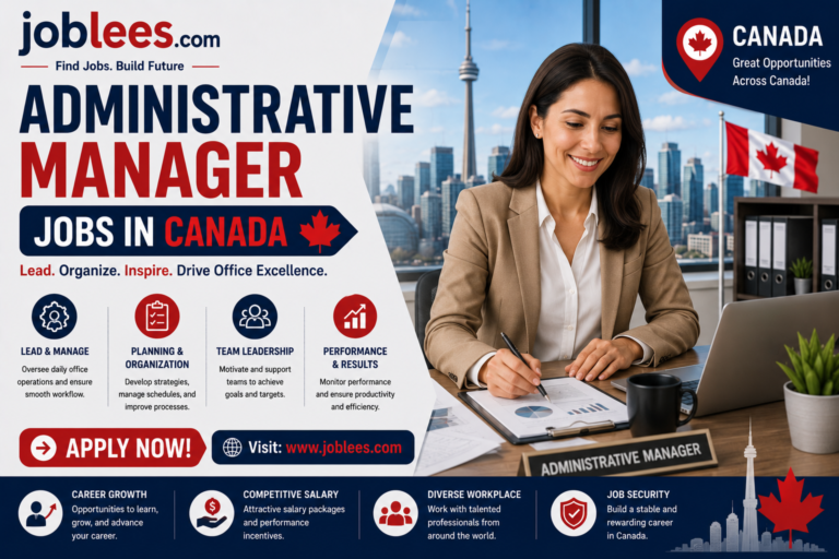 Administrative Manager Jobs in Canada