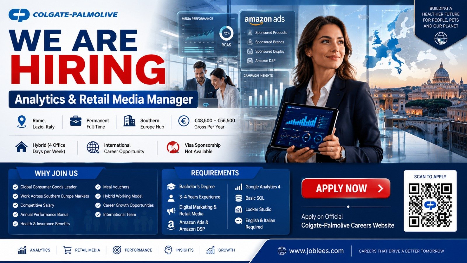 Analytics & Retail Media Manager Jobs in Rome, Italy