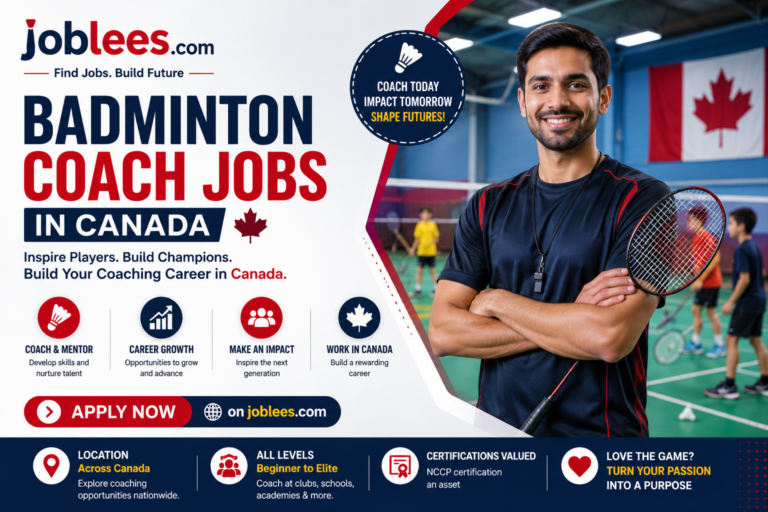 Badminton Coach Jobs in Canada