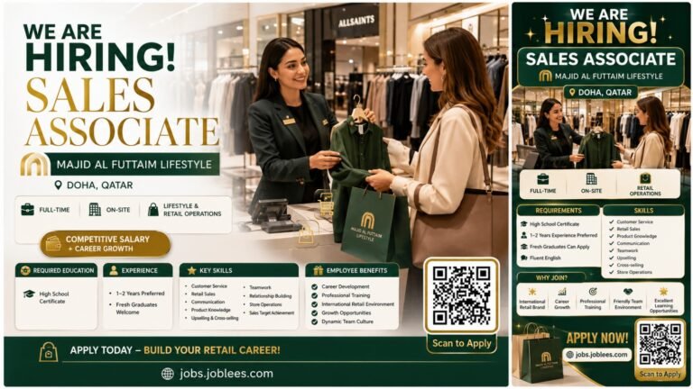 Sales Associate Jobs in Doha, Qatar