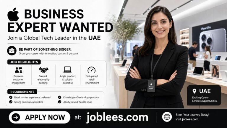 Business Expert Jobs In UAE | Apple