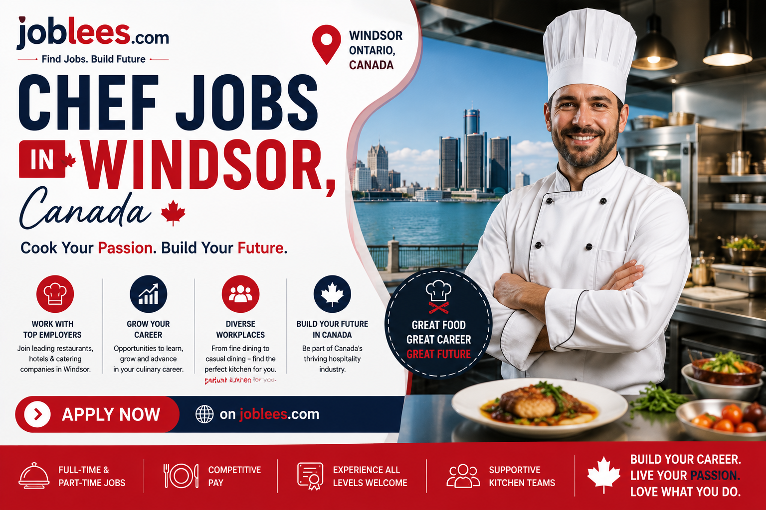 Chef jobs in Windsor, Canada
