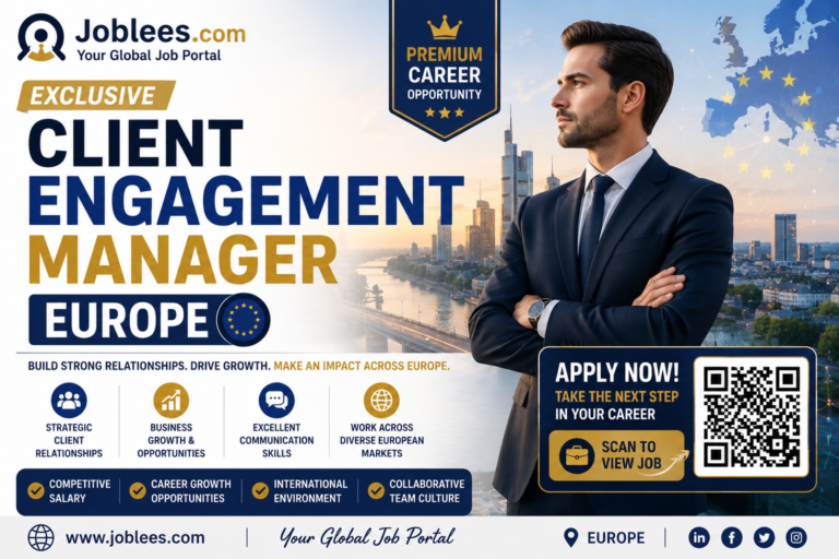 Client Engagement Manager Jobs in Europe
