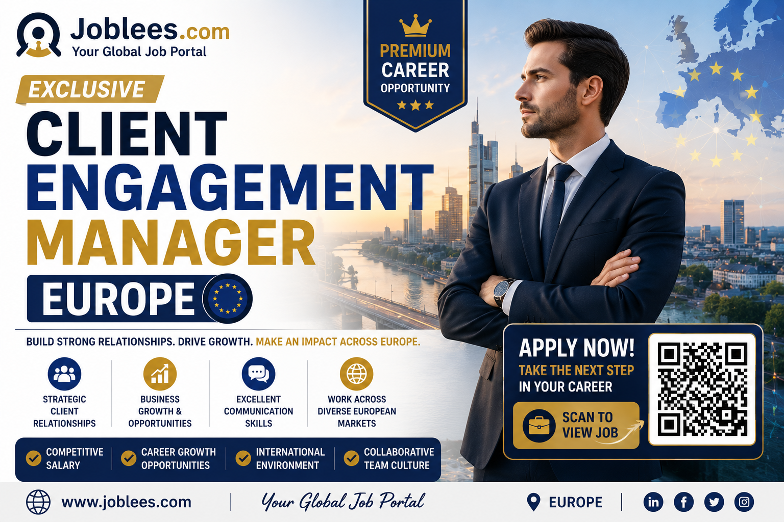 Client Engagement Manager Jobs in Europe