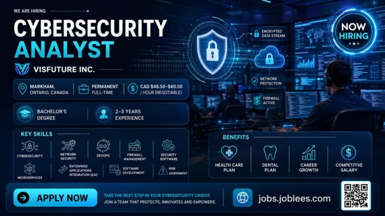 Cybersecurity Analyst Jobs in Markham, Canada
