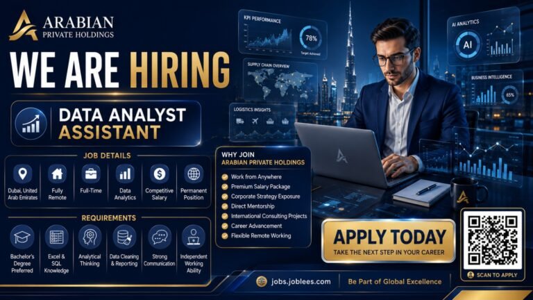 Data Analyst Assistant Jobs in Dubai