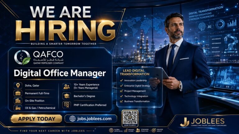 Digital Office Manager Jobs in Doha, Qatar