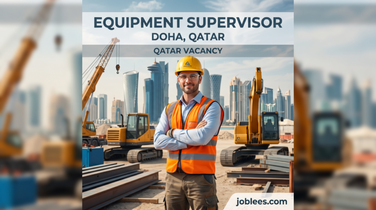Equipment Supervisor Job in Doha, Qatar