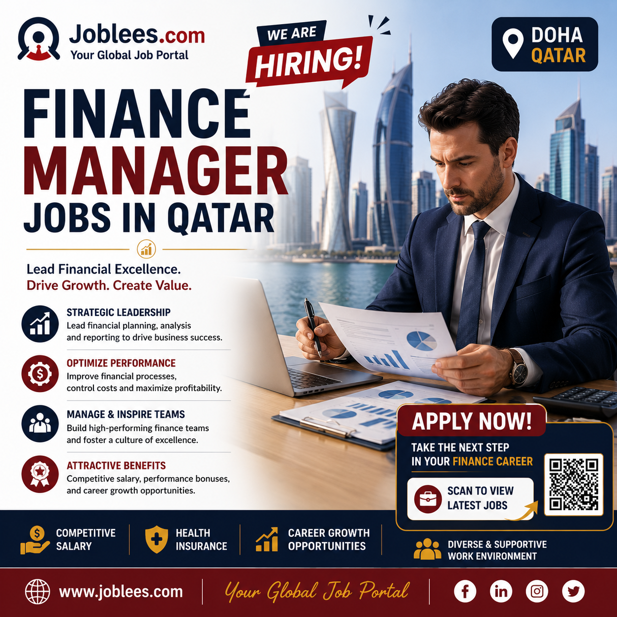 Finance Manager Jobs in Doha, Qatar