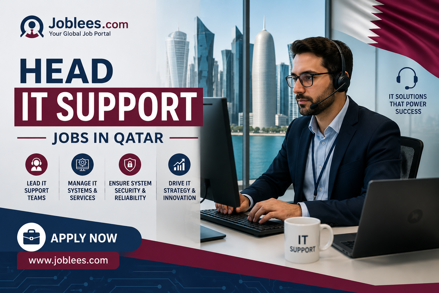 Head IT Support Jobs in Qatar