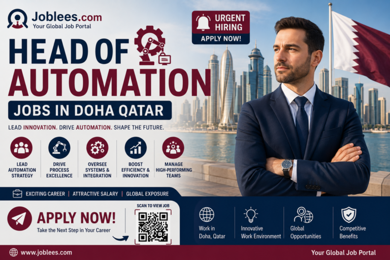 Head of Automation Jobs in Doha, Qatar