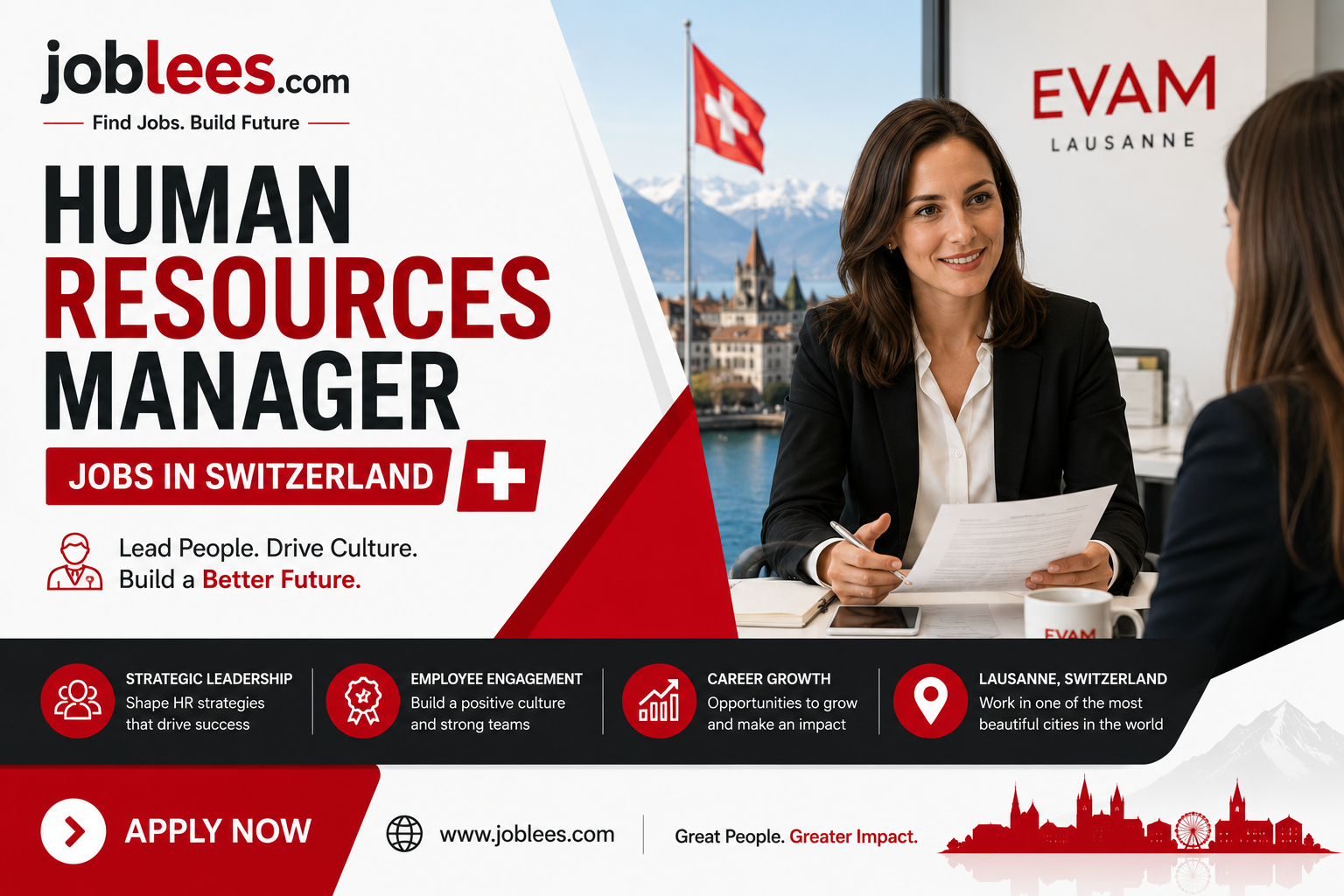 Human Resources Manager Jobs in Switzerland