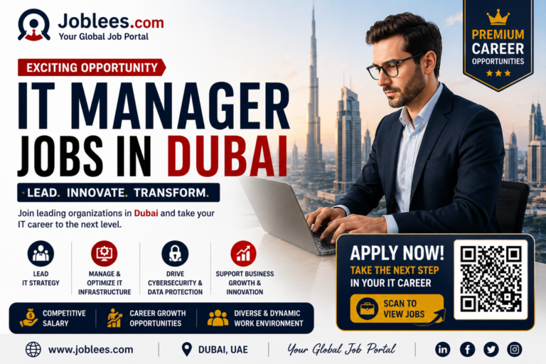 IT Manager Jobs in Dubai
