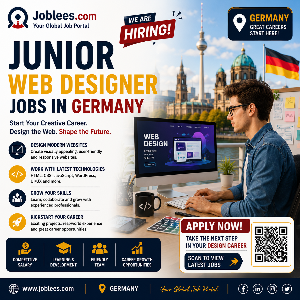 Junior Web Designer Jobs in Berlin, Germany