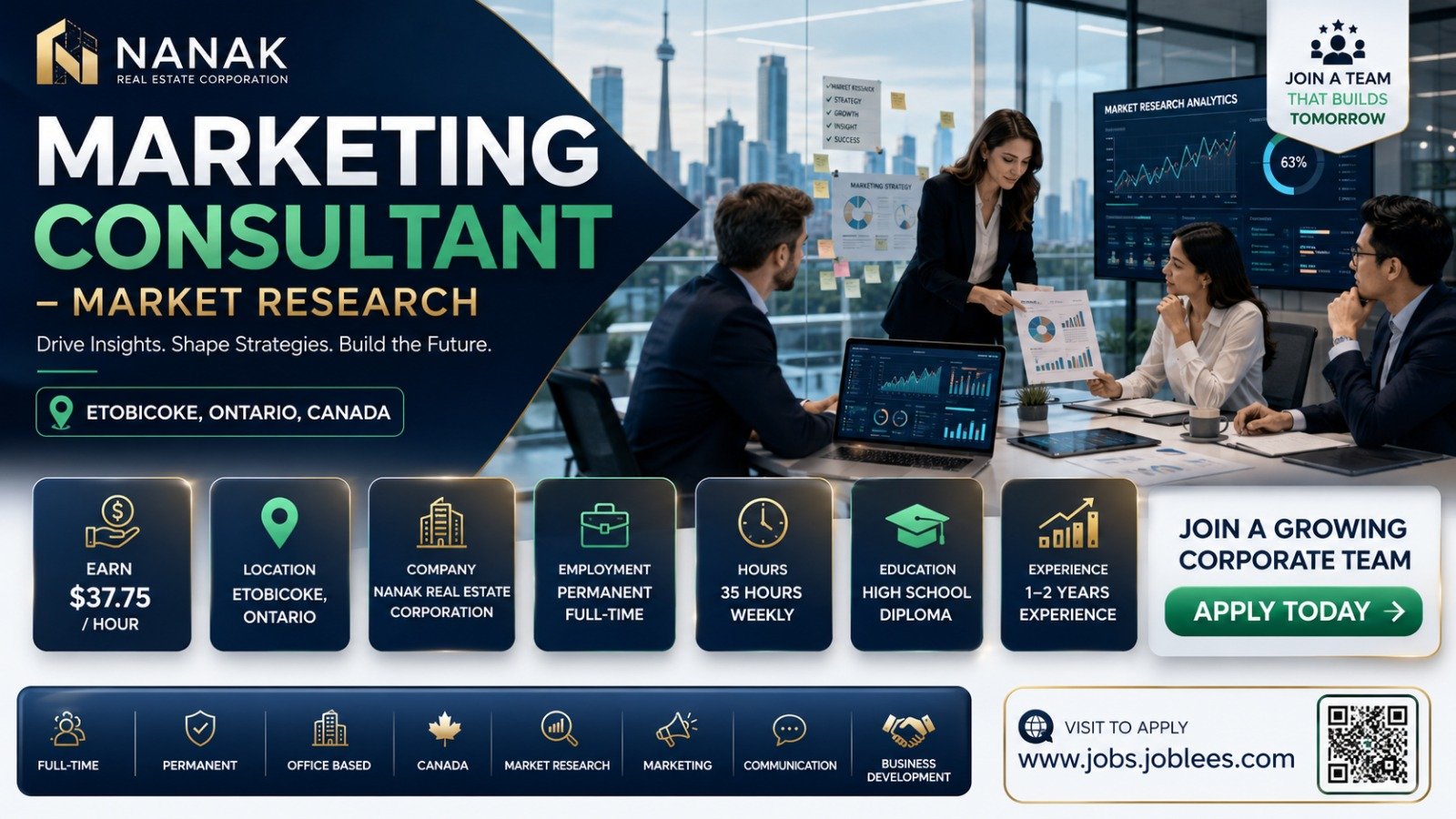 Marketing Consultant – Market Research Jobs in Etobicoke, ON, Canada