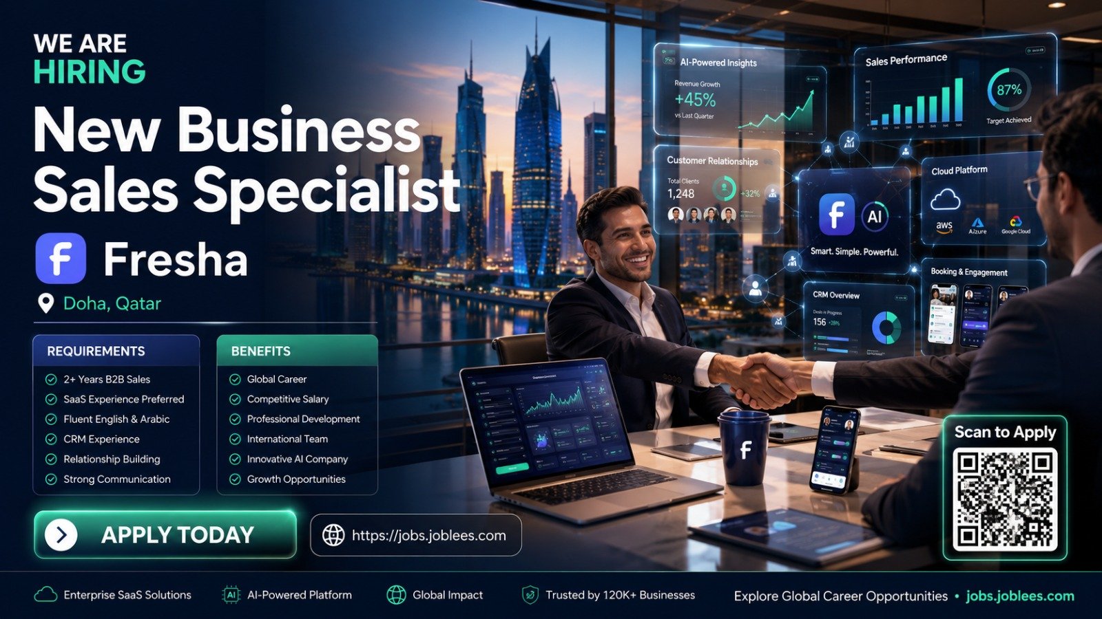 New Business Sales Specialist Jobs in Doha, Qatar