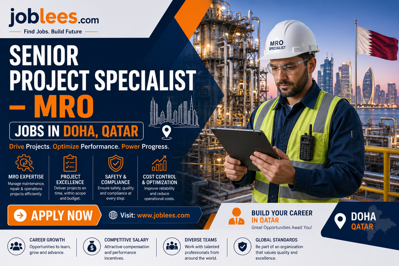 Senior Project Specialist – MRO Jobs in Doha, Qatar