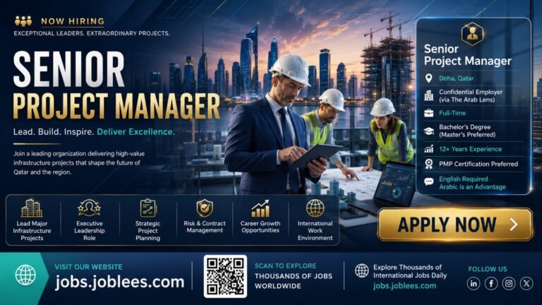 Senior Project Manager Jobs in Doha, Qatar