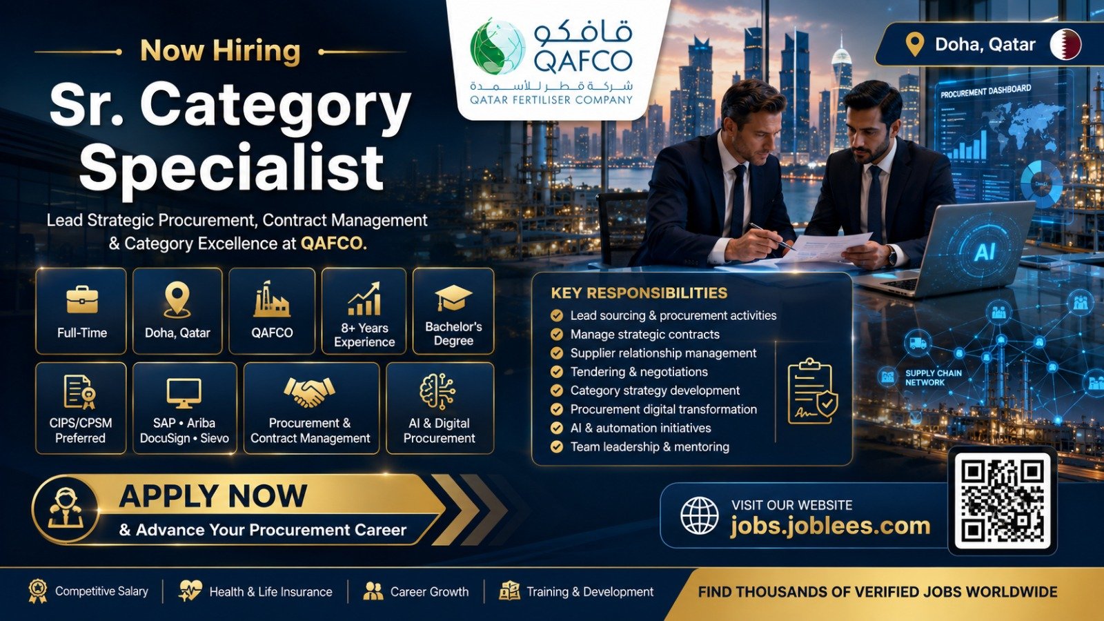 Sr. Category Specialist Jobs in Doha, Qatar