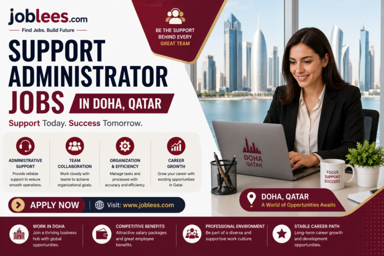 Support Administrator Jobs In Doha, Qatar